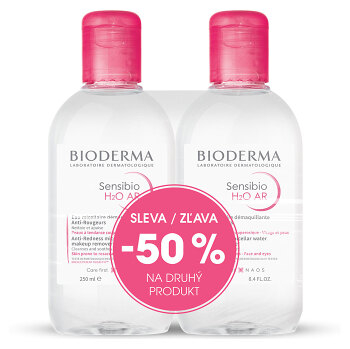 BIODERMA Sensibio H2O AR Micelárna voda Výhodné balenie 2x250 ml (Dermokozmetika čistenie pleti) - Čistiace