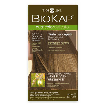 BIOKAP Farba na vlasy 8.03 Blond prírodná svetlá 140 ml