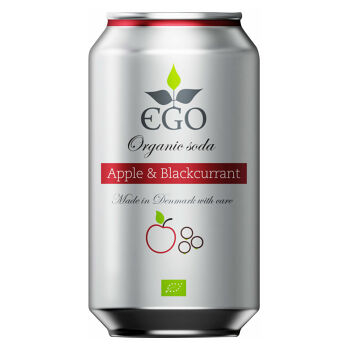 EGO Biolimonáda jablko a čierne ríbezle 330 ml BIO