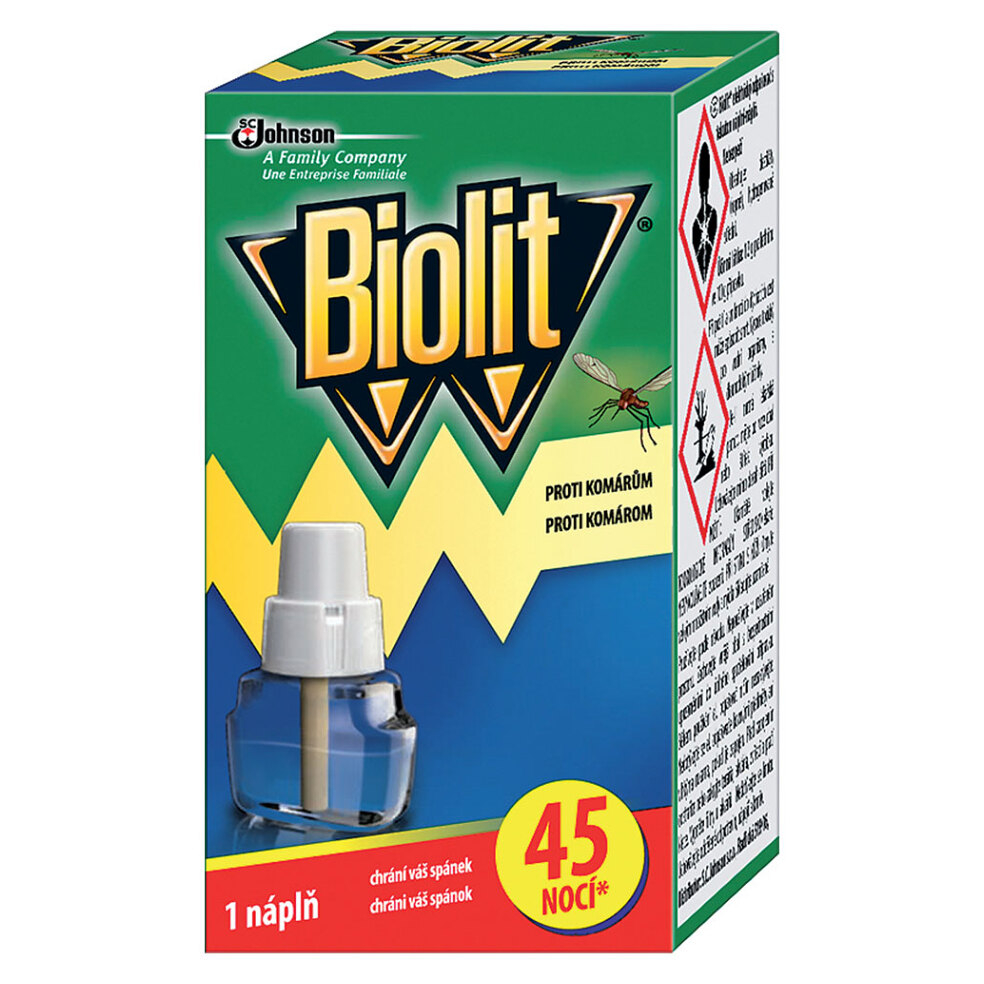 E-shop BIOLIT Tekutá náplň do elektrického odpudzovača proti komárom 45 nocí
