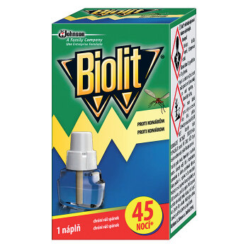 BIOLIT Tekutá náplň do elektrického odpudzovača proti komárom 45 nocí