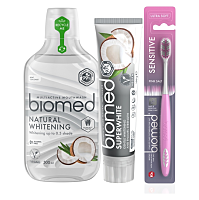 BIOMED Superwhite Darčekové balenie bieliacej starostlivosti