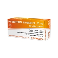 BIOMEDICA Pyridoxín 20 mg 30 tabliet