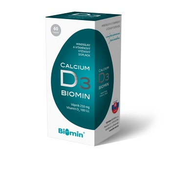 BIOMIN Calcium s vitamínom D 60 kapsúl
