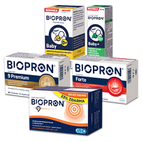 BIOPRON Probiotiká a prebiotiká pre dospelých a deti