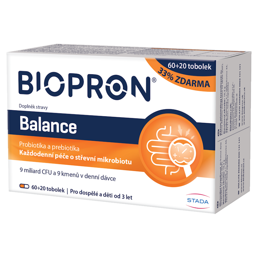 Biopron® 9 Balance kapsuly s probiotikami 80 tbl kúpite na Mojalekaren.sk