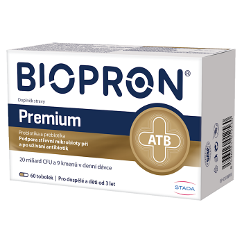 BIOPRON 9 Premium 60 kapsúl (Probiotiká, laktobacily) - Prírodné, Viaczložkové