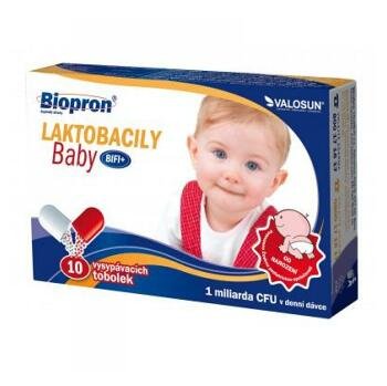VALOSUN Biopron LAKTOBACILY Baby BIFI+ 10 kapsúl