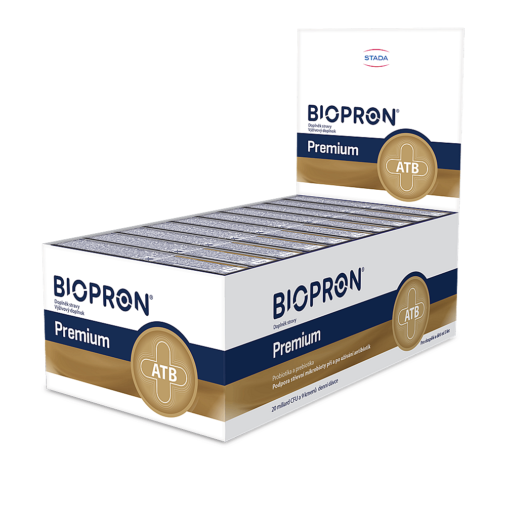 BIOPRON 9 Premium box pre normálnu črevnú flóru 10x10 (100cps)