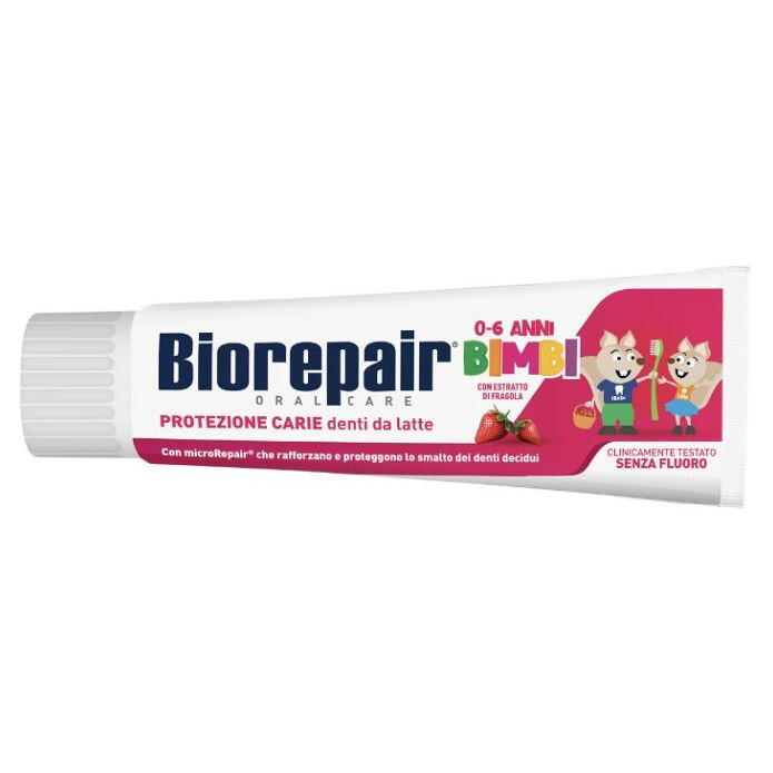 BIOREPAIR Kids Jahoda 0-6 zubná pasta 50 ml