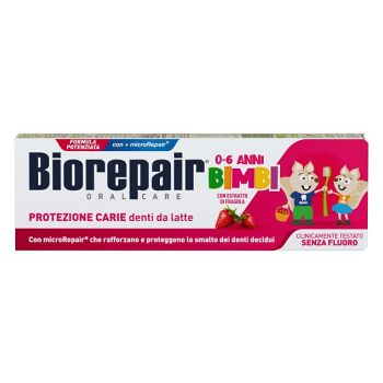 BIOREPAIR Kids Jahoda 0-6 zubná pasta 50 ml (Zubné pasty pre deti) - obrázok 2/2