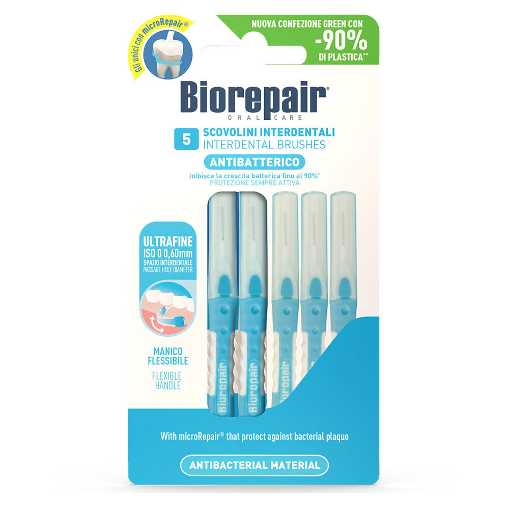 BIOREPAIR Medzizubné kefky Super Fine 0,60 mm v blistri 5 ks