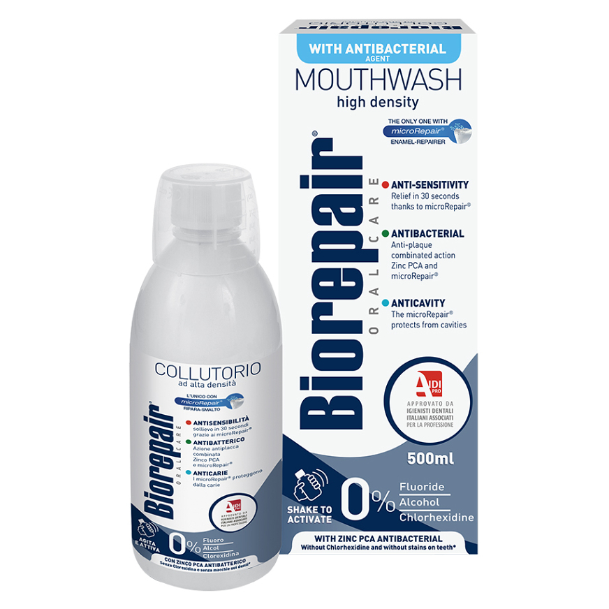 BIOREPAIR Ústna voda 3v1 antibakteriálna 500 ml kúpite na Mojalekaren.sk