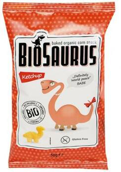Biosaurus BIO chrumky s kečupom 50g
