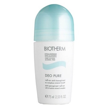 Biotherm Deo Pure Antiperspirant Roll-On 75ml (Roll-on dezodoranty)