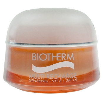Biotherm Multi Recharge Ginseng VitE SPF15 50ml (Normální a smíšená pleť) (Čistiace pleťové mlieka)