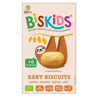 BELKORN BISkids BIO detské celozrnné ovsené sušienky bez pridaného cukru 6M+ 120 g