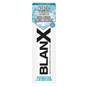 BLANX Nordic White Zubná pasta 75 ml (Bieliace zubné pasty)