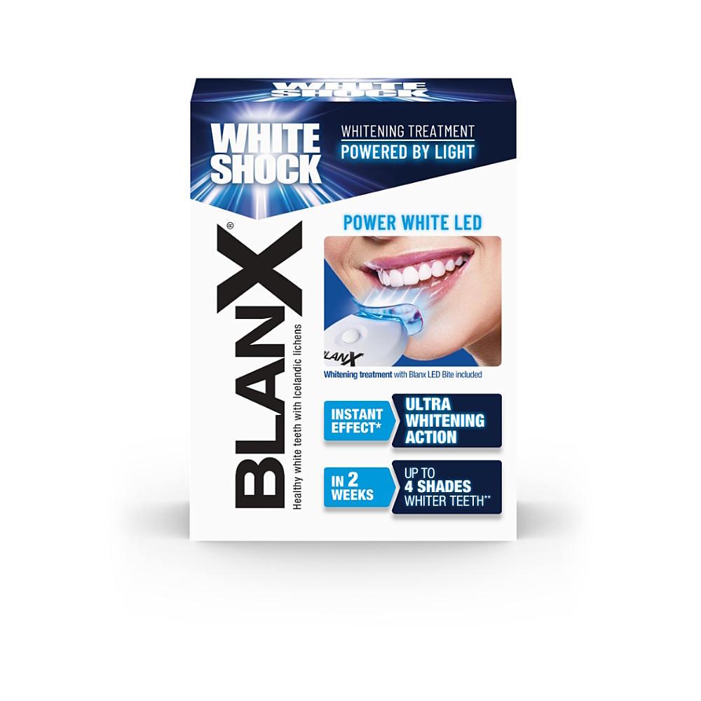 E-shop BLANX White Shock Bieliaca kúra s LED aktivátorom 50 ml