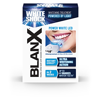 BLANX White Shock Bieliaca kúra s LED aktivátorom 50 ml (Sady na bielenie zubov, gély a séra)