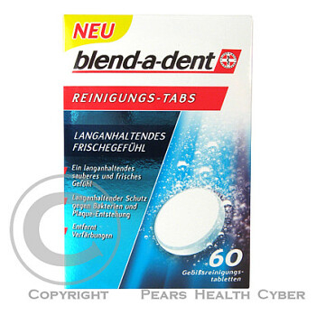 Blend-a-Dent Čistící tablety FRESH pre umelý chrup 60ks