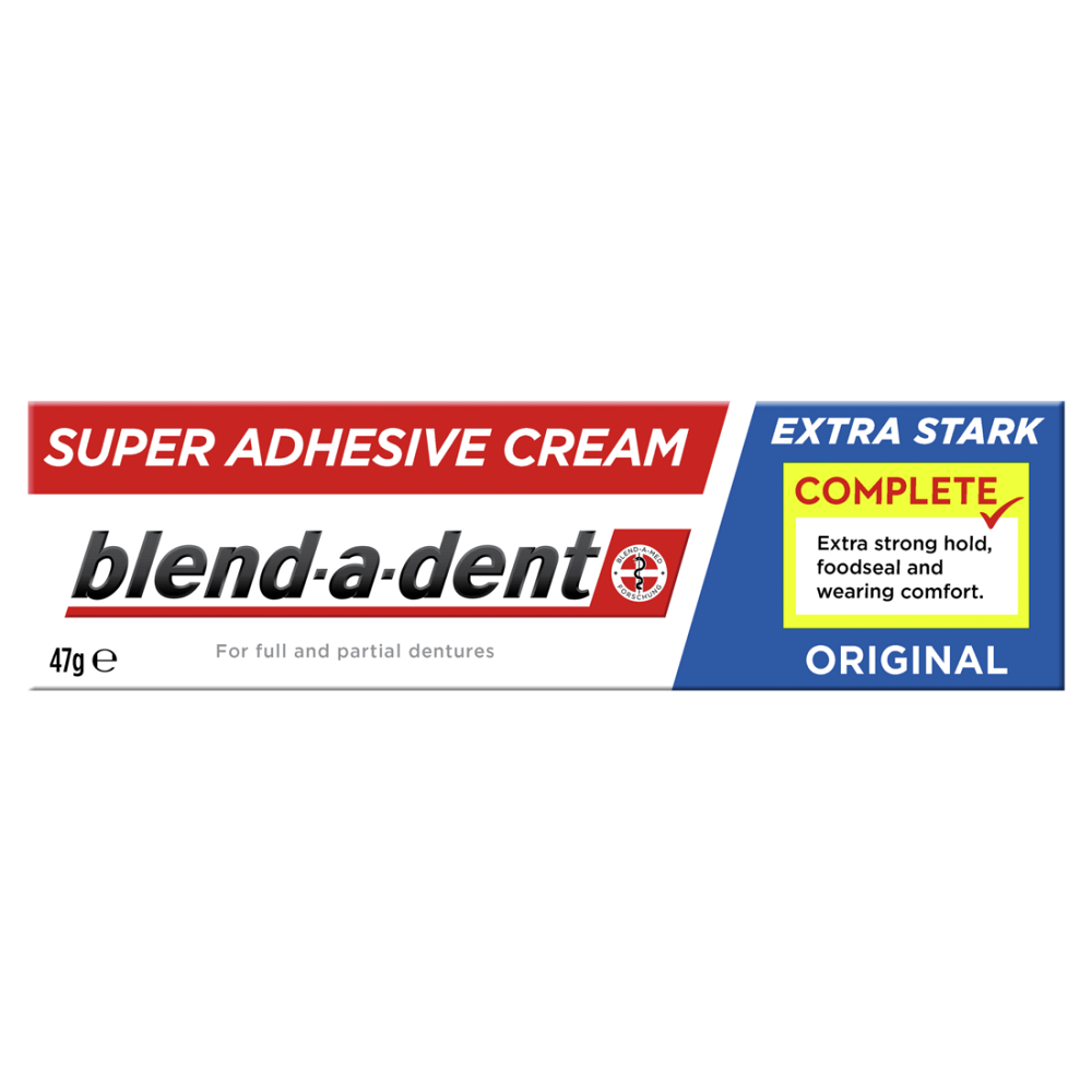 BLEND-A-DENT Fresh Complete Original fixačný krém na zubné náhrady 47 g