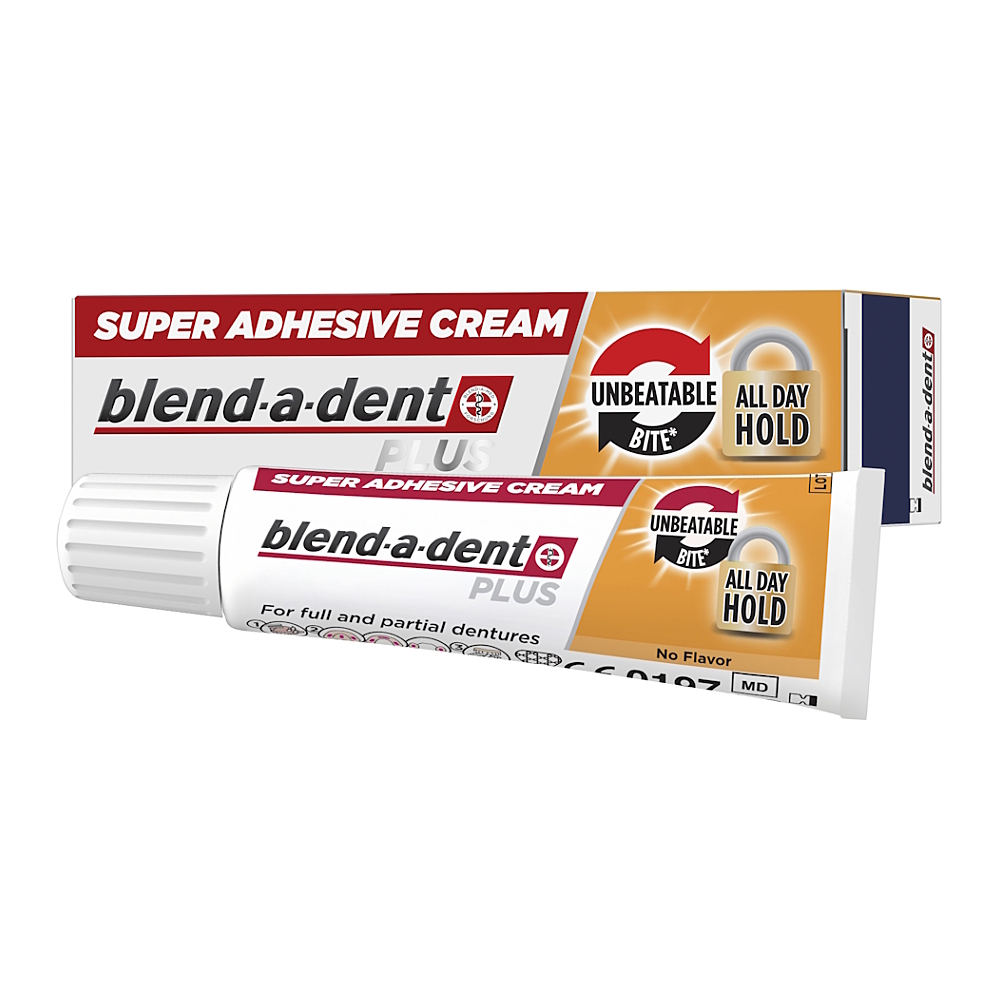 blend-a-dent PLUS UNBEATABLE fixačný dentálny krém bez príchuti 40g