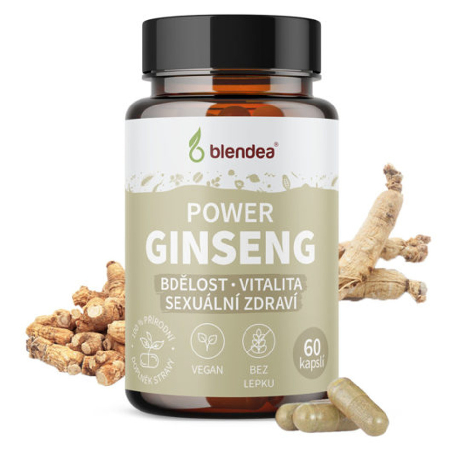 Blendea Power Ginseng kapsuly na podporu imunitného systému 60 cps kúpite na Mojalekaren.sk
