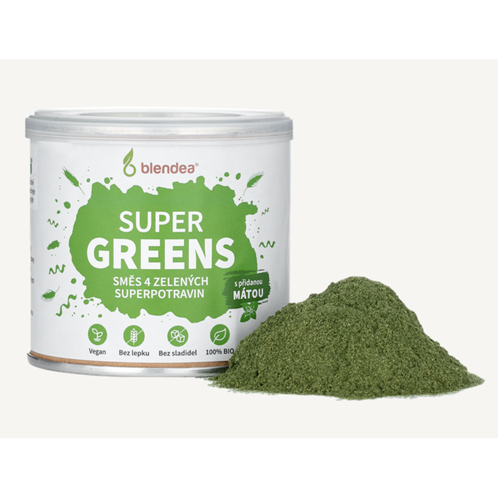 Blendea Supergreens prášok na prípravu nápoja na detoxikáciu 90 g kúpite na Mojalekaren.sk