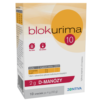 BLOKURIMA 2 g D-manózy 10 vreciek (Močové cesty)