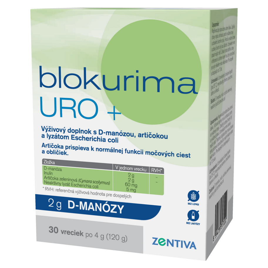 BLOKURIMA Uro + 2g D-manózy 30 vreciek