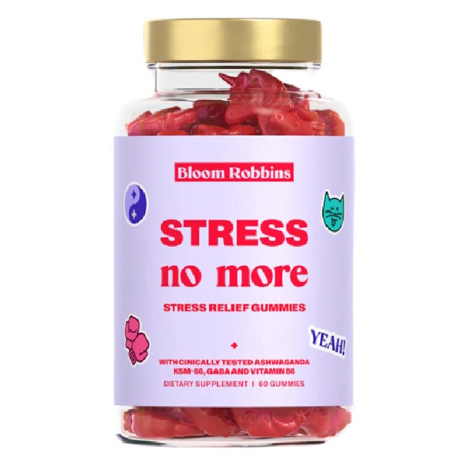 Bloom Robbins STRESS no more žuvacie kocky z bylín 60 ks
