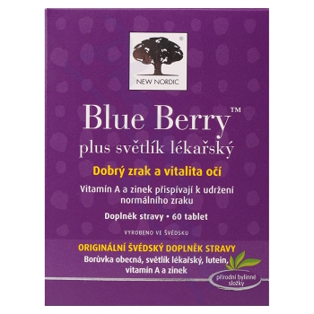 NEW NORDIC Blue Berry 60 tabliet (Zrak, oči) - Viaczložkové