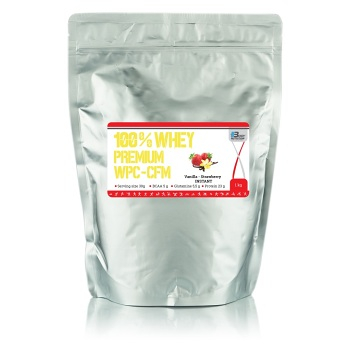 BODY NUTRITION 100% Whey Premium WPC-CFM vanilka-jahoda 1 kg
