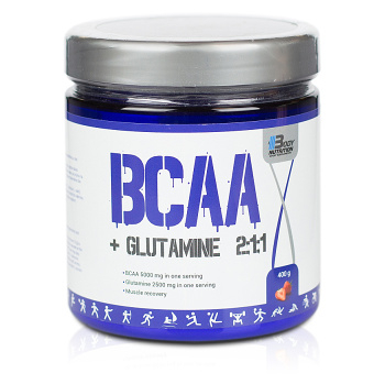 BODY NUTRITION BCAA + Glutamine citrón 400g