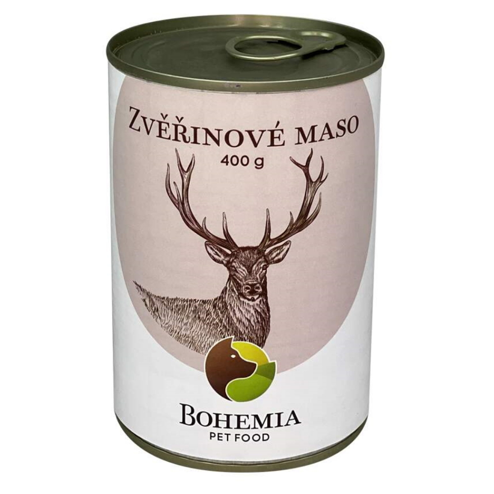 E-shop BOHEMIA PET FOOD Konzerva zverinové mäso vo vlastnej šťave pre psov 400 g
