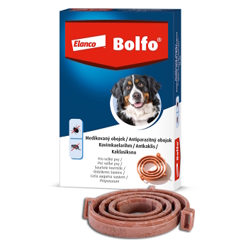 BOLFO medikovaný obojok pre veľké psy 70 cm 4.442 g 1 kus (Obojky proti kliešťom a blchám pre psov)
