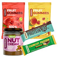 BOMBUS tyčinky, kaše a gummies