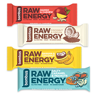 BOMBUS Raw energetické tyčinky