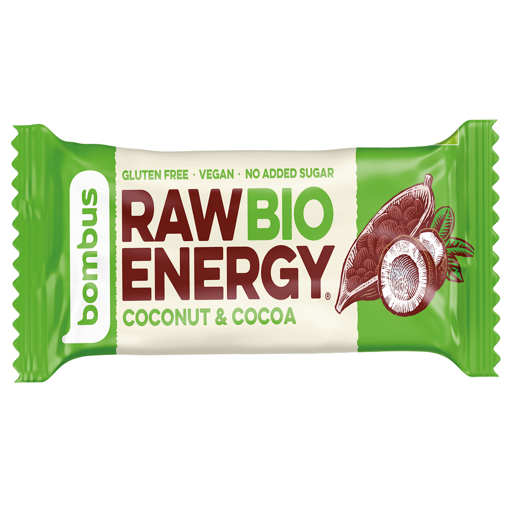BOMBUS Coconut a cocoa tyčinka BIO 50 g