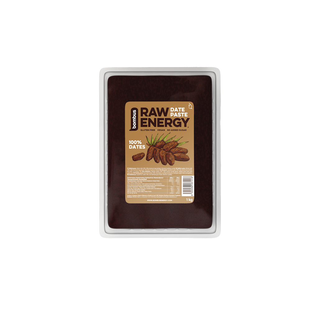 Bombus Raw Energy Date Paste prírodné sladidlo 1000 g