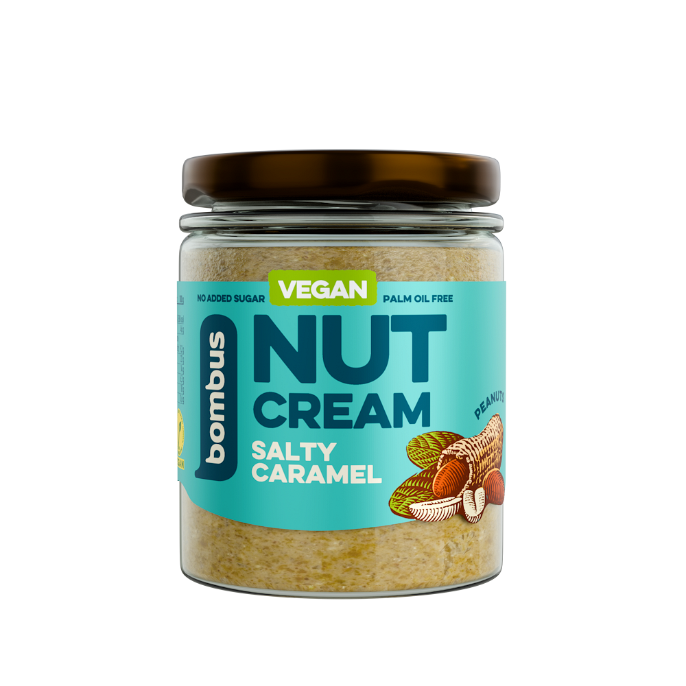 Bombus Nut Cream Salty Caramel orechová nátierka 300 g