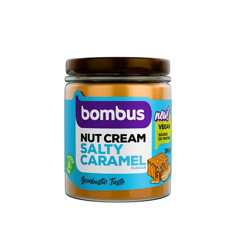 BOMBUS Nut arašidový krém slaný karamel 300 g