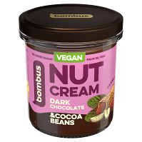 BOMBUS Nuts energy arašidový krém s horkou čokoládou a kakaovými nibsmi 300 g