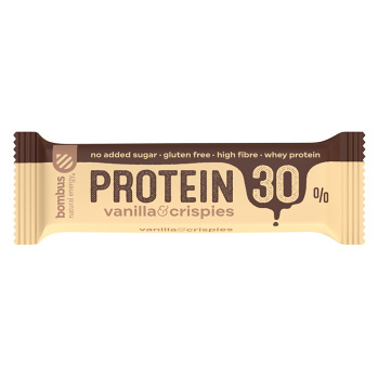 BOMBUS Protein 30% vanilka a chrumky 50 g