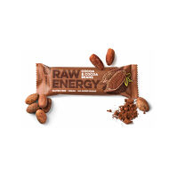 BOMBUS Raw energetická tyčinka kakao a kakaové bôby 50 g
