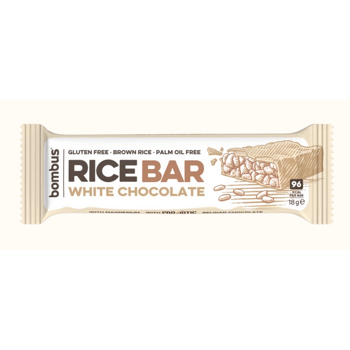BOMBUS Rice bar biela čokoláda 18 g