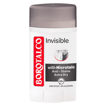 BOROTALCO Tuhý dezodorant Invisible 40 ml