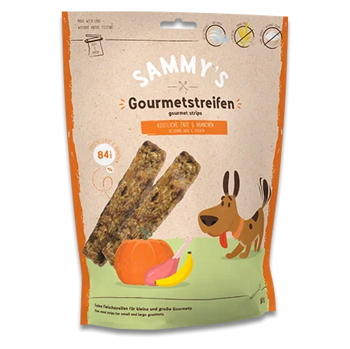 BOSCH SAMMY’S Gourmet stripes duck & chicken pochúťka pre psov 180 g