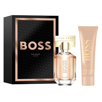 Boss The Scent For Her - EDP 30 ml + telové mlieko 50 ml Darčekové balenie (Kozmetické balíčky) - Sada